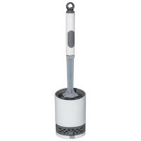 Juego De Cepillo De Inodoro Para El Hogar Con Soporte Montado En La Pared Silicone Recargable Para Limpieza De Esquinas Herramientas De Baño - details 16