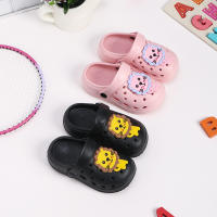 Nuevos Pantuflas Para Niñas Verano Hechas a Mano Con Dibujos Animados Corbata Antideslizante Sandalias De Jardín Playa Para Niños Y Niñas Tallas 14-19 Cm - details 1