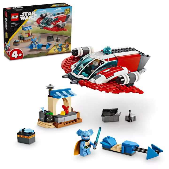 LEGO 75384 Star Wars: Las Aventuras de los Jóvenes Jedi The Crimson Firehawk - 1