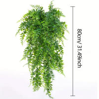 1pc/2pcs Vine De Hierba Persa Artificial 90cm Verde Pendiente Para Pared Planta Falsa De Asa De Pino Para Exhibición Y Aniversario - details 2