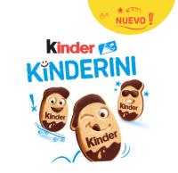 FERRERO Kinder Kinderini NACIONAL Deliciosas piezas de chocolate con relleno de leche, ideal para niños y amantes del chocolate caja 24U RICO RICO - details 2