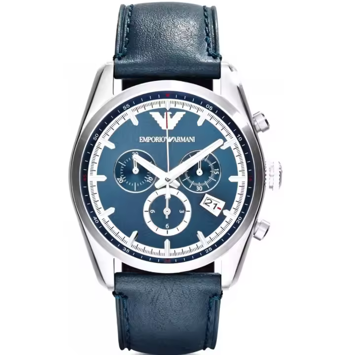 Reloj Hombre Armani AR6041 (43mm) Cuero Resistente Al Agua - 1