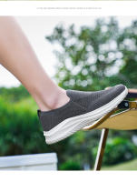 Zapatos De Vulcanización Para Hombre Moda Transpirable Zapatillas Casuales De Malla Ligeros Y Cómodos Para Exterior Y Caminar - details 14