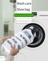 Bolsa De Lavar Zapatillas Malla Especial Para Máquina De Lavar Protección Anti-deformación Para Viaje Y Almacenamiento De Zapatos - details 0