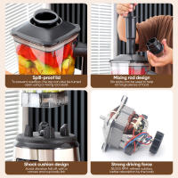 2.5L 3 in1 Powerful Blender Stainless Steels Wall Breaker Multifunctional Cooking Juicer Ice Mixer Smoothie Machine For Kitchen - details 5