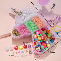 Kit De Manualidades Para Niñas: Encantador Kit De Cuentas De Arcilla Polimérica En Forma De Unicornio Y Conejo Para Crear Pulseras Y Collares Accesorios De Joyería DIY Regalo Divertido - details 6