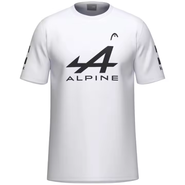 Camiseta Head Oficial Sponsors de Arturo Coello 2025 – Blanco - 1