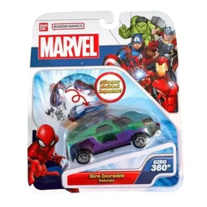 Marvel Coche Flip Cars Giros Increíbles Hulk AR79202 - 1