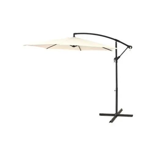 PARASOL ALUMINIO EXCENTRICO BEIGE 3M POSITEC - 1