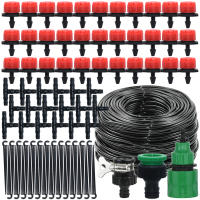 Sistema De Riego Por Drip Automático KESLA Para Jardín 15-25M 1/4 Kit De Riego DIY Para Bonsái Y Estufa Material Plástico - details 0