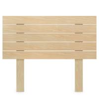 DHOME Cabecero de Madera reciclada DM Estilo Palet Horizontal con Patas Cama Palets Herrajes incluidos - details 3