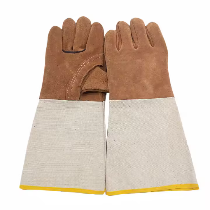Guantes protectores de soldado resistentes al desgaste Largo - 1