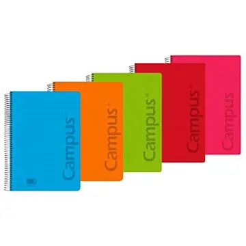 Material Oficina Escolar Cuaderno Herlitz A4 Rayado | 16 Hojas 80 G/m² | Ideal Para Escuela Y Oficina Cuaderno Cartón Esquinas Redondas