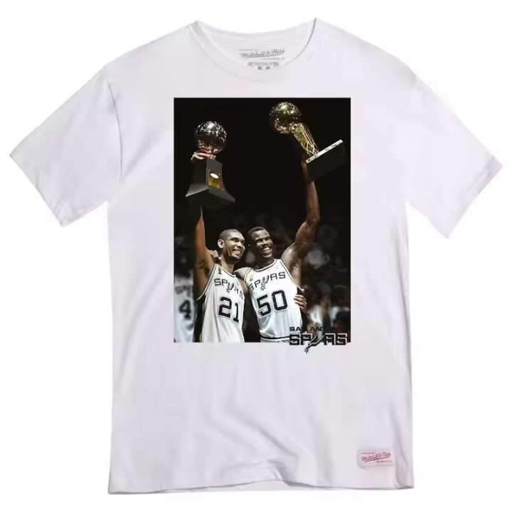 Camiseta San Antonio Spurs David Robinson & Tim Duncan - Mitchell And Ness - 1