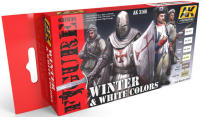 AK INTERACTIVE - FIGURE series: WINTER & WHITE COLORS - AK 3160 - CONJUNTO DE PINTURAS PARA MODELISMO - details 0