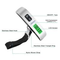 Báscula Digital Portátil Para Equipaje De 50kg/110lb Con Pantalla LCD Escala Electrónica De Bolsillo Para Viajes Y Equipaje - details 3