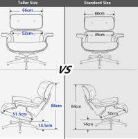 EU Stock TY330DE XL Classic Recliner Light Walnut Armchair With Bright Wax Skin Top Layer of Cowhide Lounge Chair Ergonomically Designed Premium Leisure Chair 360° Swivel for Home Theater Office Living Room Modern Leather Recliner Chair with Footrest - details 0