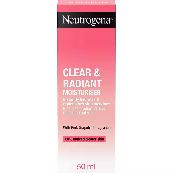 Neutrogena Clear & Radiant (Refreshingly Clear) Crema Hidratante Facial Con Pomelo Rojo Sin Aceite 50ml - 1