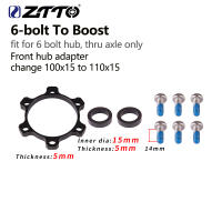 Adaptador De Hub ZTTO Para Bicicleta 6-bolt a Boost Conversor De Eje Transversal 15x100 a 15x110 12x142 a 12x148 Aluminio Para Montañas - details 1