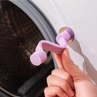Parachoques Magnético Para Puerta De Lavadora En Colores Morado Y Rosa Ventilado Para Control De Olores Repelente De Humedad Diseño Seguro Antipinchazos - details 1