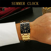 Reloj De Pulsera Masculino WWOOR 2024 Moda Lujo Quadrado Impermeable Diseño De Ginebra Cuarzo Reloj Masculino Con Numeros Romanos Y Cierre De Seguridad - details 1