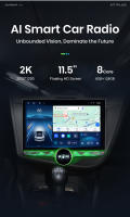 Junsun 11.5" QLED 2K Radio Android 13 CarPlay Auto para Seat Leon MK2 2005 2006 2007 2008 2009 2010 2011 2012 sistema multimedia inteligente con CarPlay - details 3