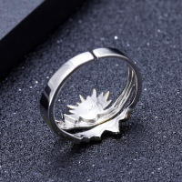 Anillo ajustable de diseñador Premium Nature Wind Sun Sunrise - details 7