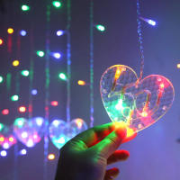 Luces LED De 3.5M En Forma De Corazón Para Decoración De Habitación Y Bodas Autónomas De Batería Ideal Para Días De San Valentín - details 0