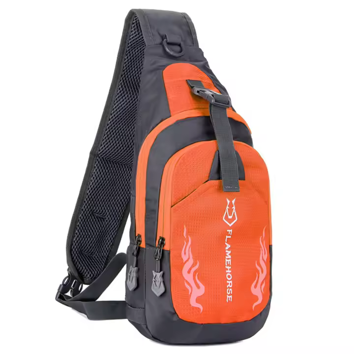Mochila De Hombro Para Hombres Impermeable Ligera Bolsa De Pecho Para Deporte Y Viaje Correr Ciclismo Gimnasio Día - 1