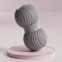 Bola De Masaje De Maní Doble Bola De Lacrosse Para Punto De Tracción Masaje Profundo De Tissue Ejercicio De Muslos Y Brazos Rollo De Masaje Para Yoga Y Fitness - details 2