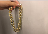 Collar Gótico Punk Exagerado De Cadena Gruesa Para Mujer Joyería De Noche Club Estilo Metal Fuerte Adorno Feminino - details 18