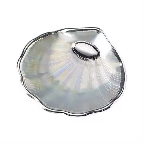 Concha Bautismo Infantil Cristal Nácar - Plata Bilaminada 925 -Entrega 24 horas - 1