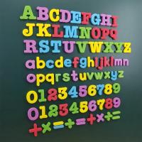 Juego De Letras Y Números Magnéticos Para Nevera Alfabeto ABC Y Cuentas 123 En Plástico Educativo Para Preescolar Aprendizaje Uso En Nevera - details 0