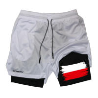 Shorts De Entrenamiento Para Hombre Con Estampado De Bandera 2 En 1 Quick Dry Con Bolsillo Para Teléfono Y Anillo Para Toalla Deportiva Y Running - details 16