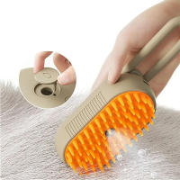 Cepillo De Peluquería Para Perros Y Gatos Eléctrico Con Humo 3 En 1 Cepillo De Masaje Para Animales Elimina Enredos Y Pelo Muerto - details 1