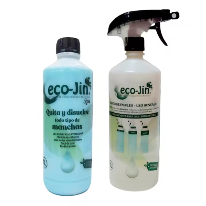 Ecojin Original Spa – Limpiador Multiusos de Laboncler Limpia sin Tóxicos ni Vapores, Biodegradable y Seguro para Zonas Alimenticias, Bebés y Mascotas. Eficiencia y Cuidado para tu Hogar y el Medio Ambiente original de laboncler ecojin - 1