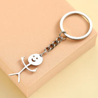 Llavero De Elefante Para Adultos Regalo Divertido Llavero De Dedo Medio Para Amigo Ella Él Llavero Chico Clásico De Acero Inoxidable Regalo Gag Small - details 4