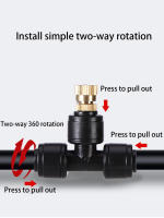 Sistema De Riego Para Jardín 5-20m Con Rojellones De Niebla Kit De Riego Automático Para Plantas Con Conector De Tubo PE 4/7 - details 5