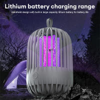 Lampara Asesina De Mosquitos Eléctrica Recargable USB Trampa De Insectos Control De Plagas Para El Hogar Y Exteriores Repelente De Mosquitos - details 3