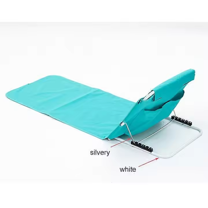 Al Aire Libre portátil plegable Silla de Playa Sillas De céped impermeable ajustable respaldo almuerzo Descanso pesca reclinable Playa Mat camp - 1