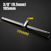 Adaptador De Destornillador Sliding T Bar Para Herramientas De Reparación Automotriz Longitud Ajustable 1/4" 3/8" 1/2" Drive Socket Extension Rod Sliding - details 8