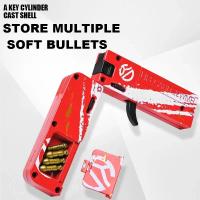 Nueva Pistola De Metal Plegable Lifecard Mejorada Para Niños Y Adultos Juguete De Tiro Con Bala Suave Modelo De Plataforma De Aluminio - details 4
