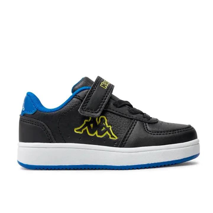 Kappa Logo Malone Kid CORDONES ELASTICOS VELCRO ZAPATILLAS NIÑO moda vuelta al cole blanco - 1