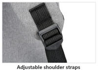 Mochila Negocios Impermeable Para Hombres Con USB Capacidad Grande Para Portátil De 15.6 Pulgadas Bolsa De Escuela Para Hombres - details 29