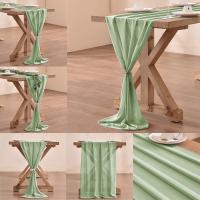 Corredor De Mesa De Tela De Organza 30cm X 300cm Estilo Bohemio Romántico Para Bodas Cumpleaños Y Decoración De Mesa De Valentine's Day - details 17