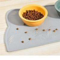 Alfombrilla De Alimento Para Perros De Silicona Antideslizante Accesorios Para Comer Y Beber Para Mascotas Tamaño 46x24cm Colores Gris/Azul/Rosa - details 8
