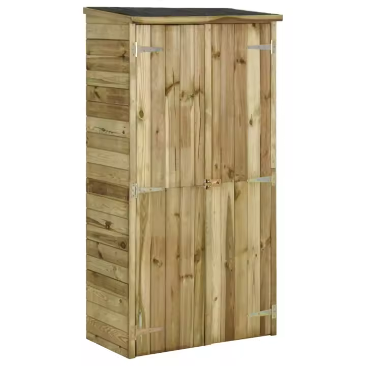 Caseta para instrumentos de madera de Pino 85x48x177 cm - 1
