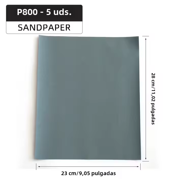 Mini Bloque De Pulido De Cuero Y Madera Con Hojas De Papel De Herramienta De Pulido Para Borde De Cuero Y Finishing - 1