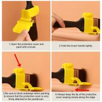 Cepillo De Pintura Para Borde Duradero Y Ligero Herramienta DIY Para Muebles Paredes Techo Corte Limpio Mano De Madera - details 4