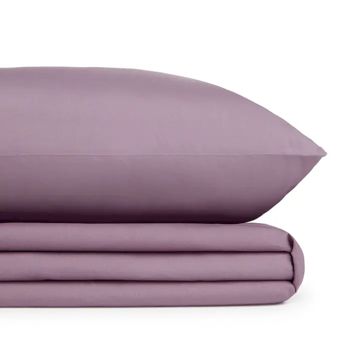 TEXTURA Sábana algodón percal Best 2 color lila malvaDisponible en: cama 80-90cm/cama 135-140cm/cama 150-160cm/cama 180-200cm - 1